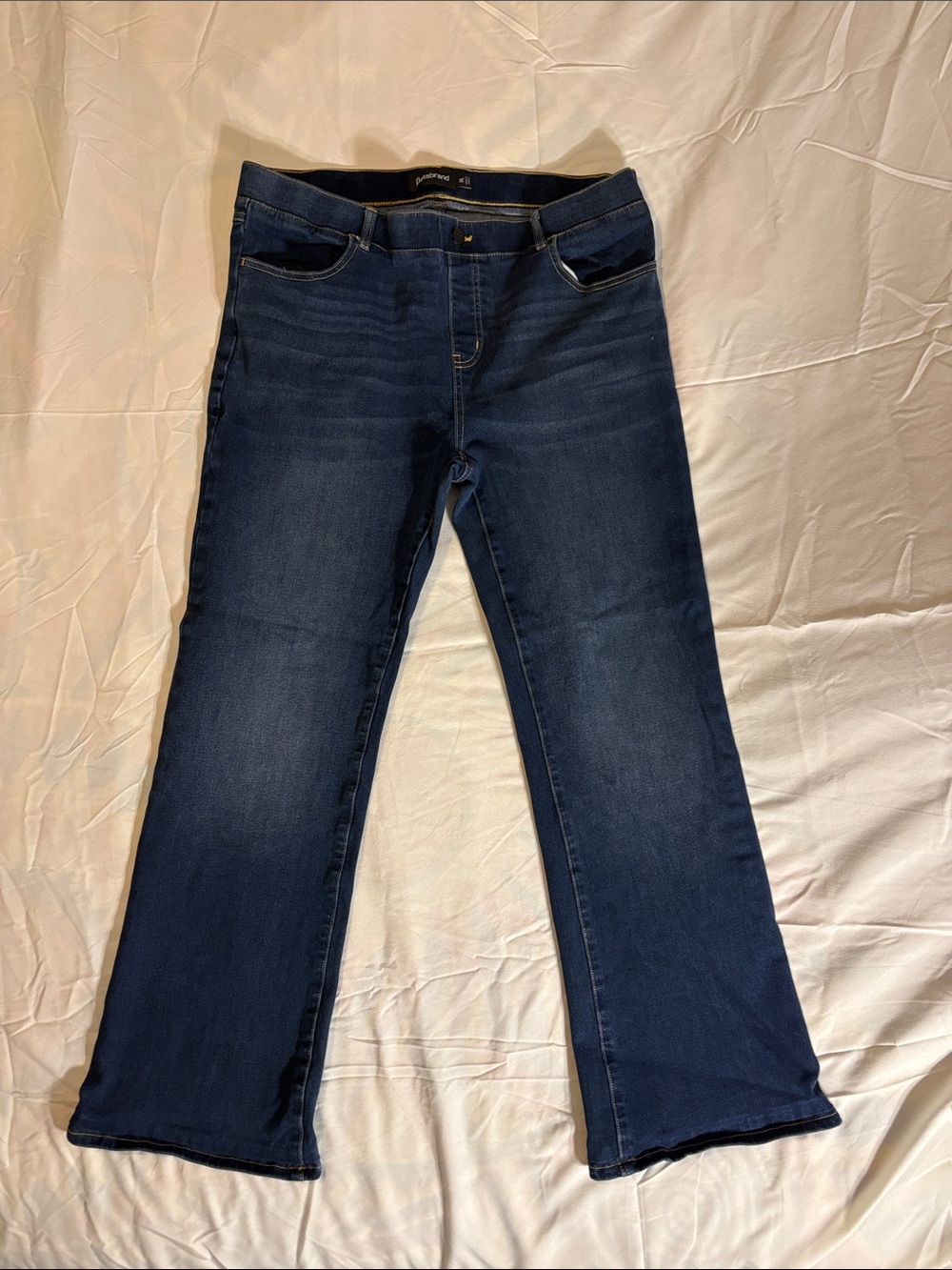 Betabrand Dark Blue Flare Jeans